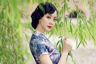 旗袍寫真 雨后荷塘