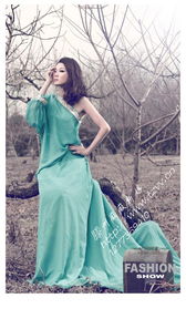 藍色誘惑 滕州薇薇新娘婚紗攝影的藝術探索